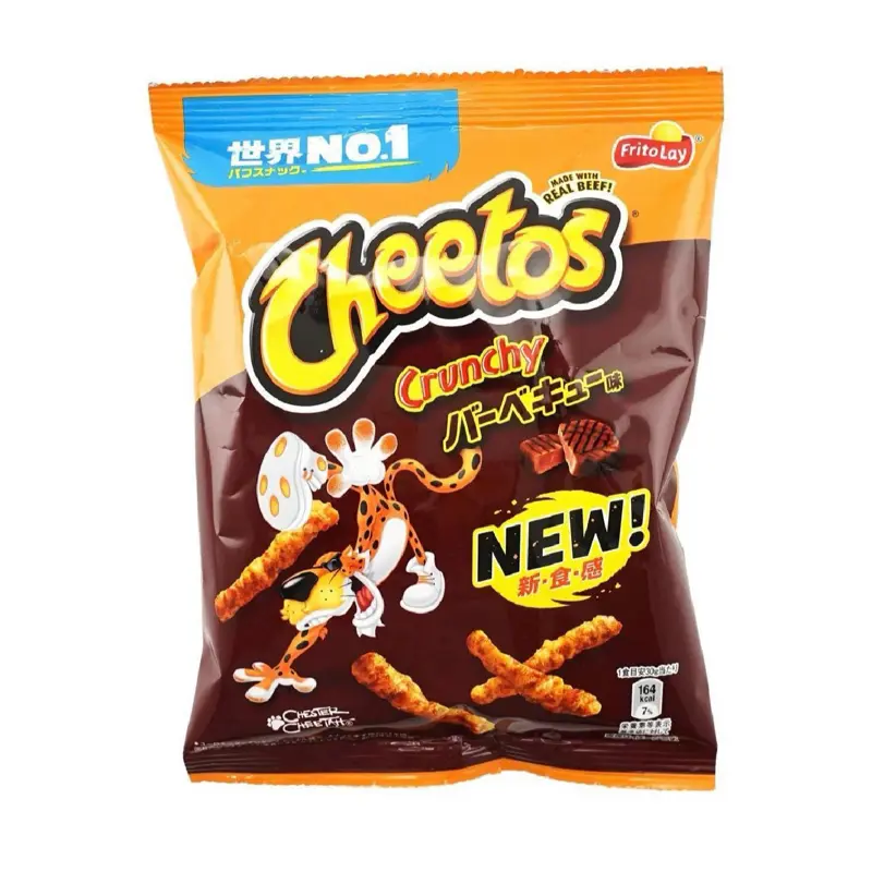 Cheetos bbq Flavor Corn Chips- 1 Bag- From Japan