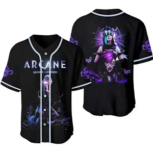 Arcane 2 Baseball Jersey Jinx And Vi Jersey Jinx Was Here Baseball Jersey Shirt Gift For Fans Men Women