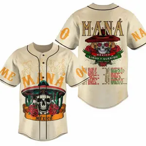 Mana Mexico Personalized Baseball Jersey