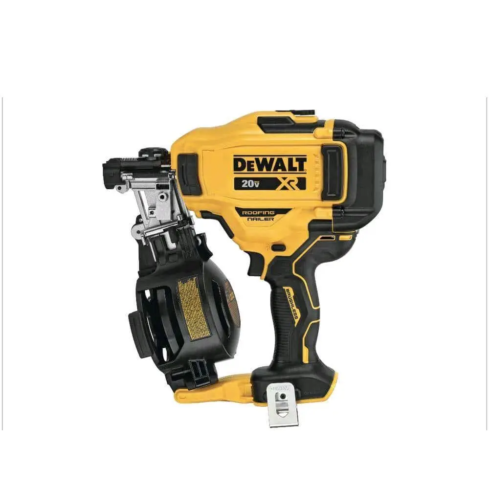 DEWALT 20V MAX Cordless Roofing Nailer, 15° Angle Cordless Power Tool for Roofing Tasks (Tool Only), Cordless Power Tools