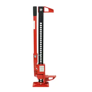 Garvee 33" High Lift Farm Jack,7000 Lbs Ratcheting Off Road Utility Jacks, Heavy-Duty Farm Jacks Bumper Jack for Tractor, Truck,Red
