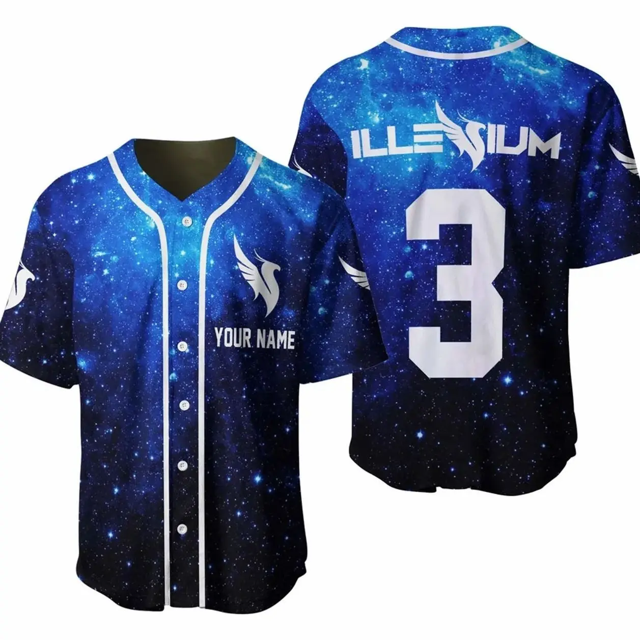 Custom Name Illenium Music Baseball Jersey