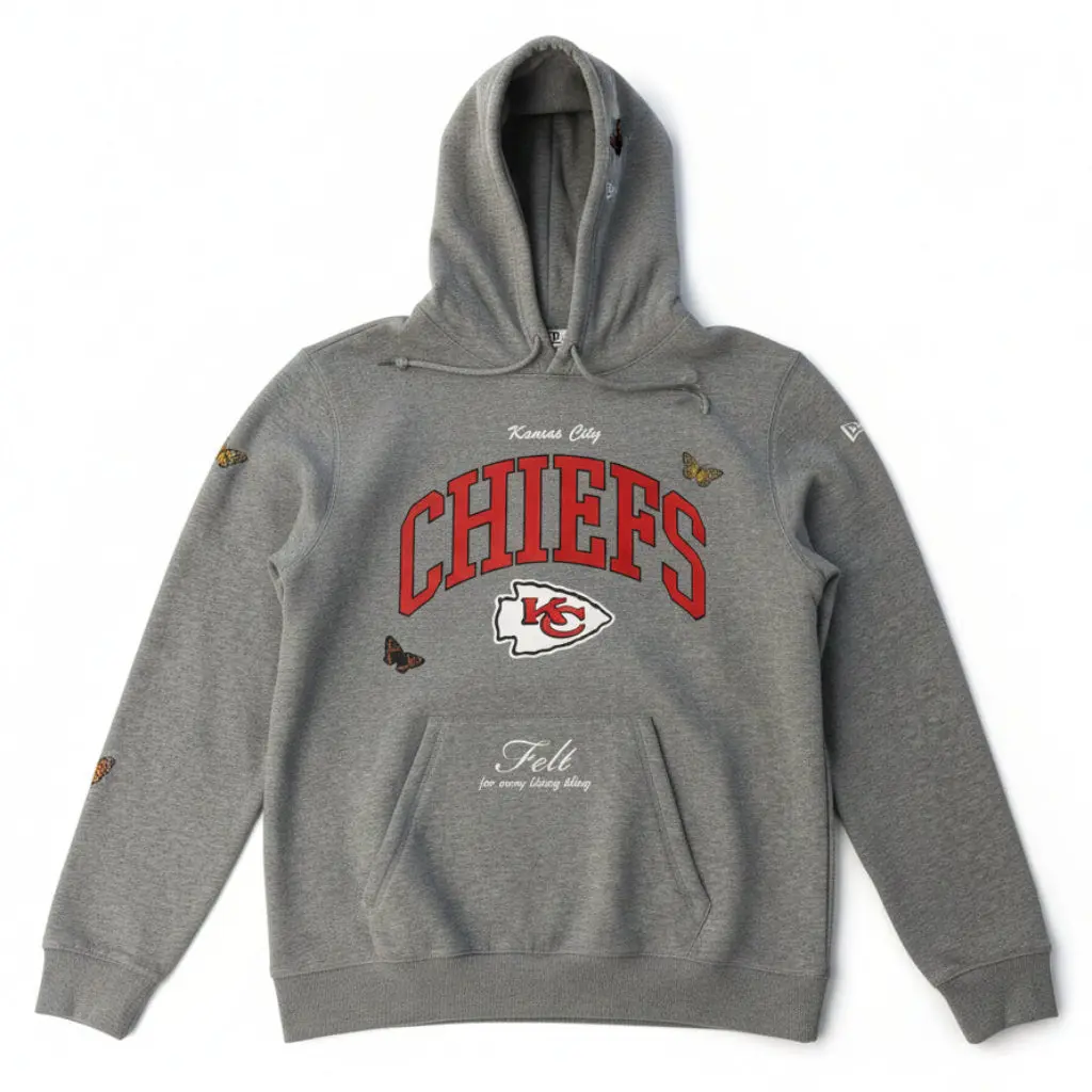 FELT x New Era "Kansas City Chiefs" Grey Hoodie