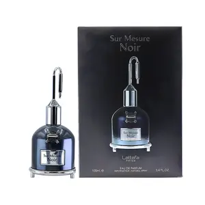 Lattafa Pride Sur Mesure Noir Eau De Parfum - Bold Scent, Elegant Scent, EDP Perfume Spray, 3.4FL.OZ, Unisex Fragrance, Single Item