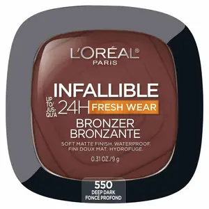 Infallible Up to 24H Fresh Wear Soft Matte Bronzer Deep Dark0.31oz Day Use