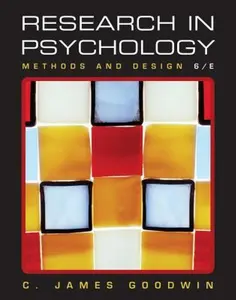 USED-Research In Psychology: Methods and Design by C. James Goodwin (Hardcover)
