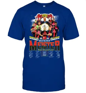 Cotton T-Shirt Bayer 04 Leverkusen 120th Anniversary Slim Fit S To 3XL