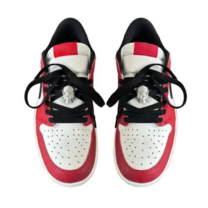 Silver Skull Shoe Charms