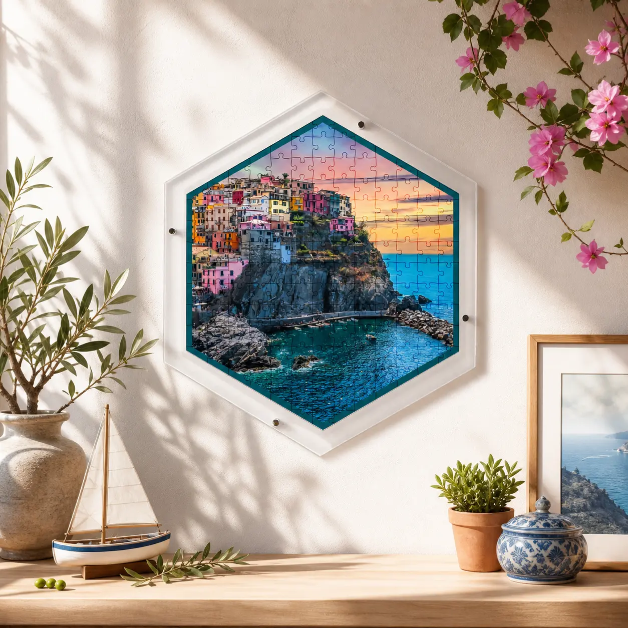 Acrylic Wall Art Puzzle | Amalfi Escape