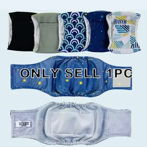 Reusable Dog Diaper for Male Dogs, High Absorbency Unscented Washable Pet Training Pads, Washable Puppy Pads, Puppy Pee Pads, Potty Training Pad, Suitable for Travel, Home and Daily Use, Universal Fit Design