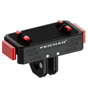 Feichao Aluminum Alloy Magnetic Mount, Quick Release Base Bracket, 2-Slot Adapter for Insta360 Ace, Insta360 Ace Pro2, Action Camera Accessories