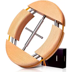 4 Way Hat Stretcher for Fitted Hats, Hat Stretcher for Men Cowboy Fedora Baseball Caps - Beech Wood, Heavy Duty of Hats Extender Widener Shaper with Wrench, XL Size Hats Jack2026