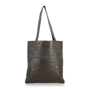 La Marey Genuine Leather Handbag with Matching Faux Shoulder Strap