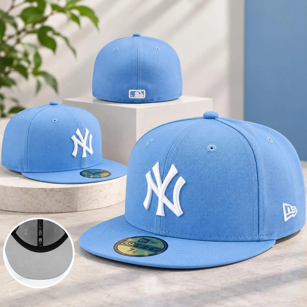 LA Embroidery Baseball Cap Unisex Adjustable Dad Hat Curved Brim Casual Fashion Outdoor Travel Golf Baseball Cap