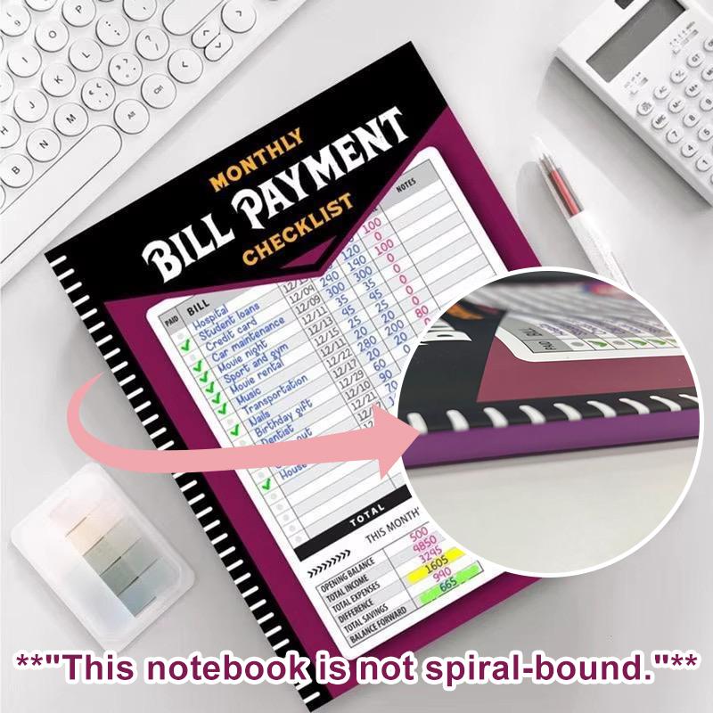 Budget Saving Challenge Accounting Book & Bill Payment Tracker, 48-Month Financial Planner Paperback with 960 Records, Expense Tracking, Bank Account & Debt Payoff Organizer, Family Budget Notebook for Monthly Financial Planning