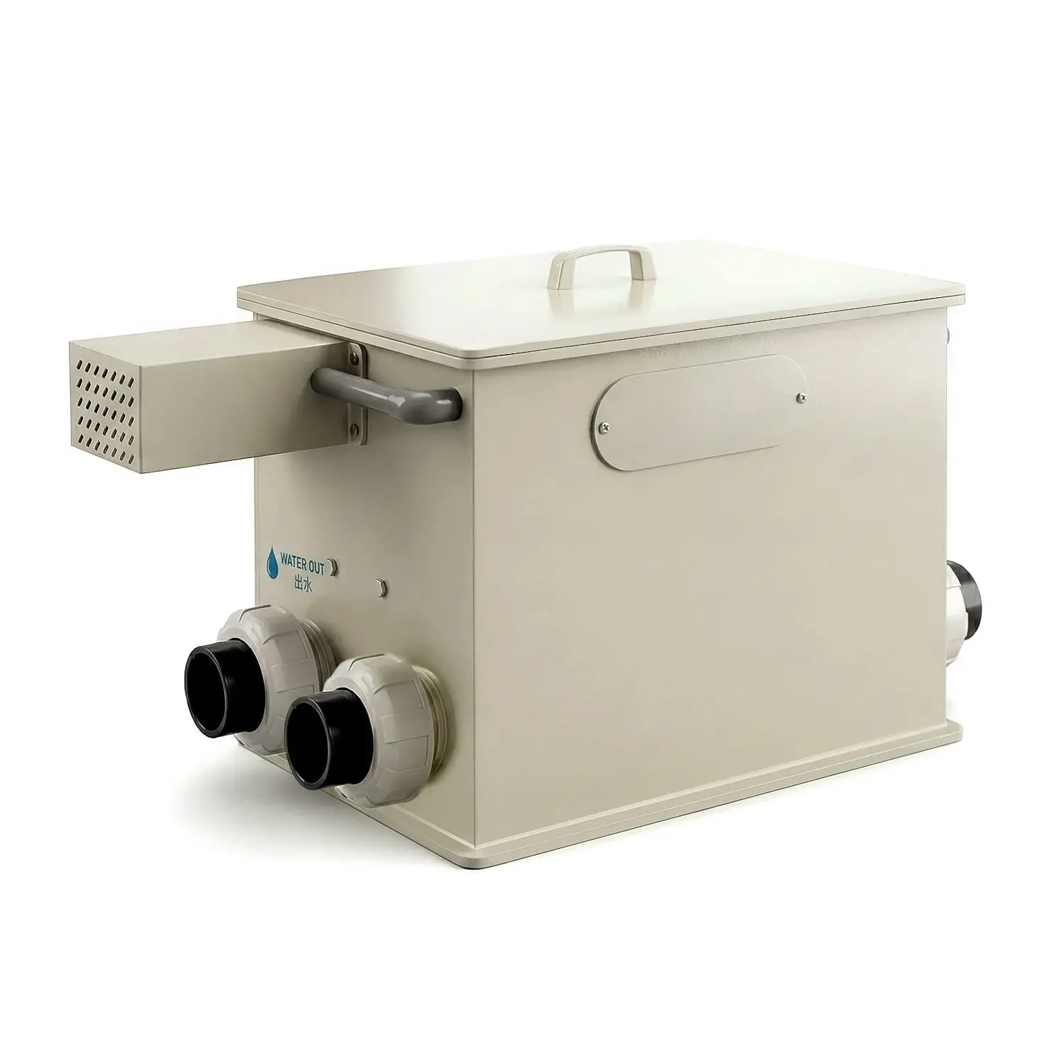 T30 Automatic Rotary Drum Pond Filter | 8,070 GPH / 7,194-Gallon (30-Ton) Capacity | Self-Cleaning Backwash & Biochemical Filtration – Large Koi Pond & Commercial Aquaculture Drum Filter System