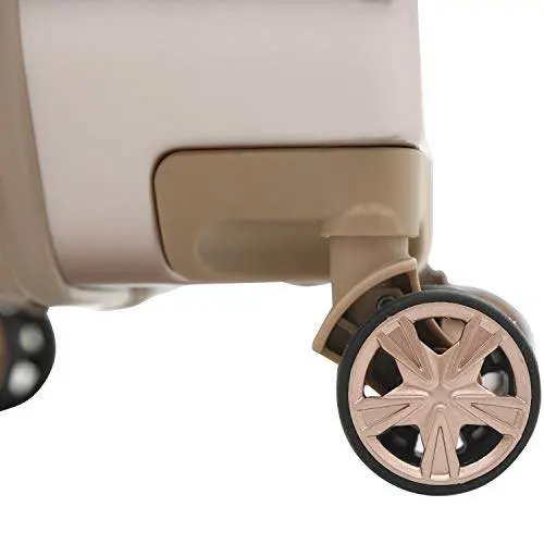 kensie Women's 3D Gemstone TSA Lock Hardside Spinner Luggage