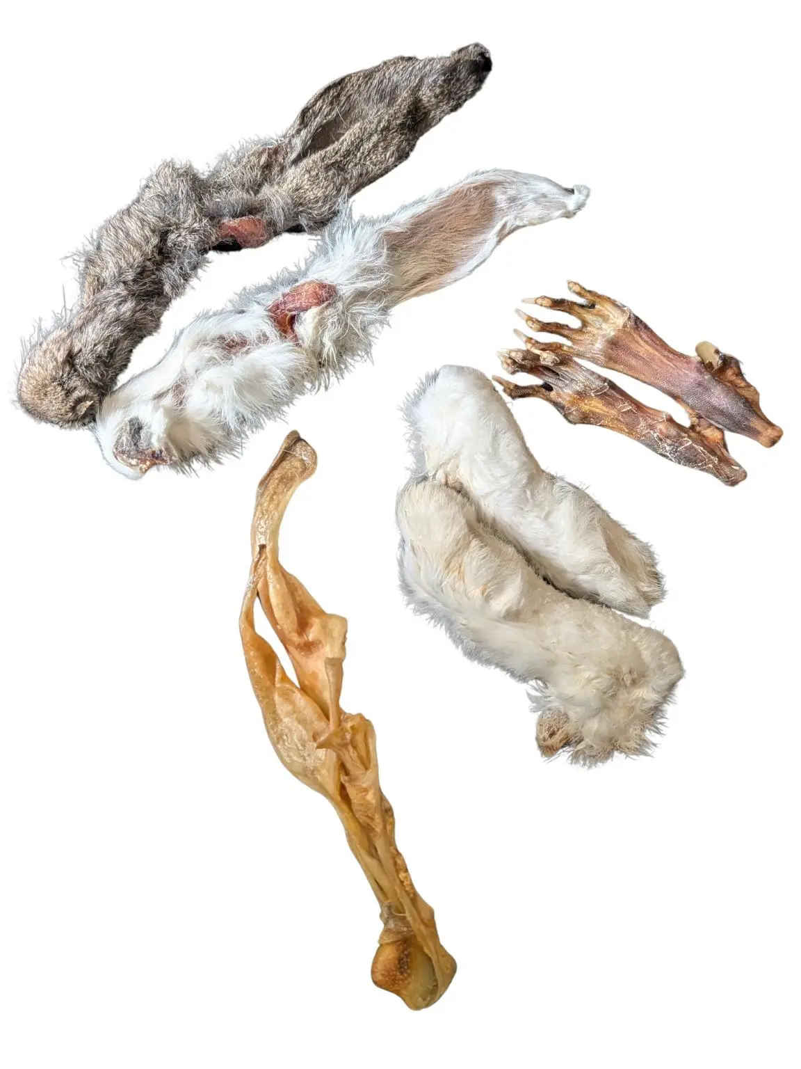Rabbit Variety Pack Dog Treats | Natural Single Ingredient Healthy Protein Chews