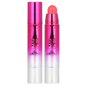 Almay Color & Care Lip Oil-in-Stick, 120 Rosy Glaze, 0.09 oz (2.5 g)