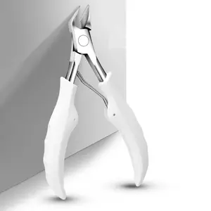 1-Piece Stainless Steel Ingrown Toenail Nippers, Toe Nail Clipper, Edge Trimmer, Dead Skin Remover, Pedicure Nail Care Tool