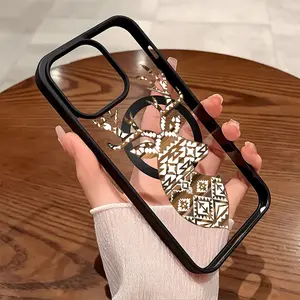 Premium Magnetic Case for iPhone11/12/13/14/15/16/promax Aztec Deer y2k cased MagSafe Ready, Anti-Fall, Springtok and Ultra-Thin Design | Perfect for Everyday Use Protector Screen Protector Aesthetic Resistance