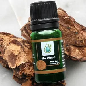 Ho Wood 100% Pure Essential Oil - 10ml Woody Floral Aroma for Diffuser Blends & DIY Skincare - Sustainable Alternative to Rosewood
