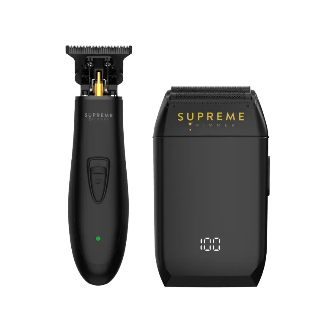 Supreme Trimmer Shaver & Trimmer Trio: Solo, Crunch & T-Shaper Bundle - Professional-Grade Set for Seamless Grooming