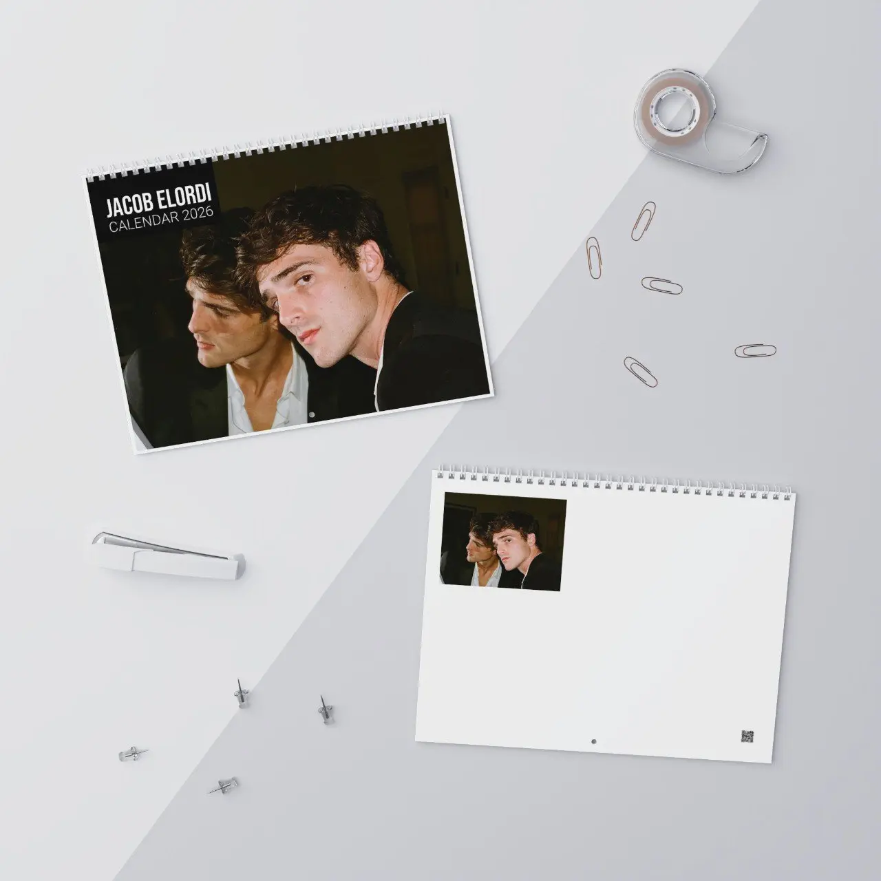 Jacob Elordi Wall Calendar 2026 Actor Fan Gift TV Show Calendar Pop Culture Monthly View with January February March Pages