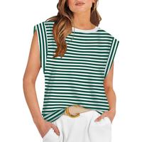 R - Green&white Stripe