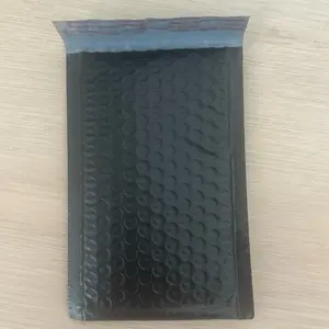 Black Bubble Mailer, Durable Self-Sealing Padded Envelope for Small Item Shipping