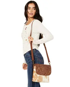 Shyanne Women's Studded Tooled Crossbody Bag - Safa23hb3