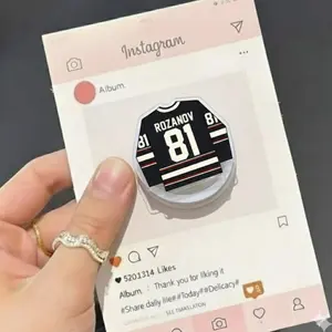 Heated Rivalry Jersey Edition Phone Grip – Rozanov & Hollander Team Colors Folding Stand, Magsafe Grip, Hockey Romance Fan Gift