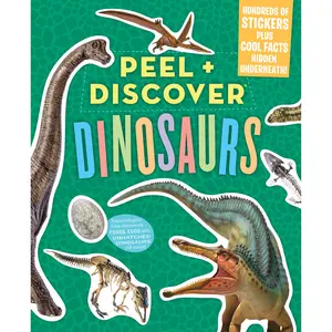 Peel + Discover: Dinosaurs by Workman Publishing, Chad Thomas, Megan Butler [Paperback Book]