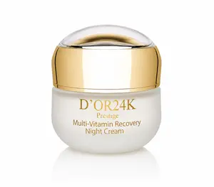 D'OR 24K Multi-Vitamin Recovery Night Cream, 50g Green Tea Moisturizer for Skin Nourishing & Smoothing Skincare, Moisturizers