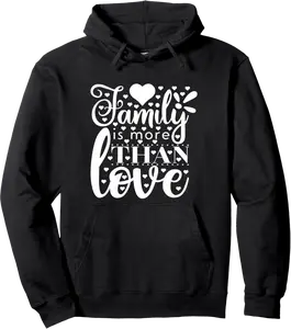 Family Is Love - Family Adoption Day, Stepmom Foster Mom Dad Pullover Hoodie - Derrickgarza Shop 44B0DBGBQNT6