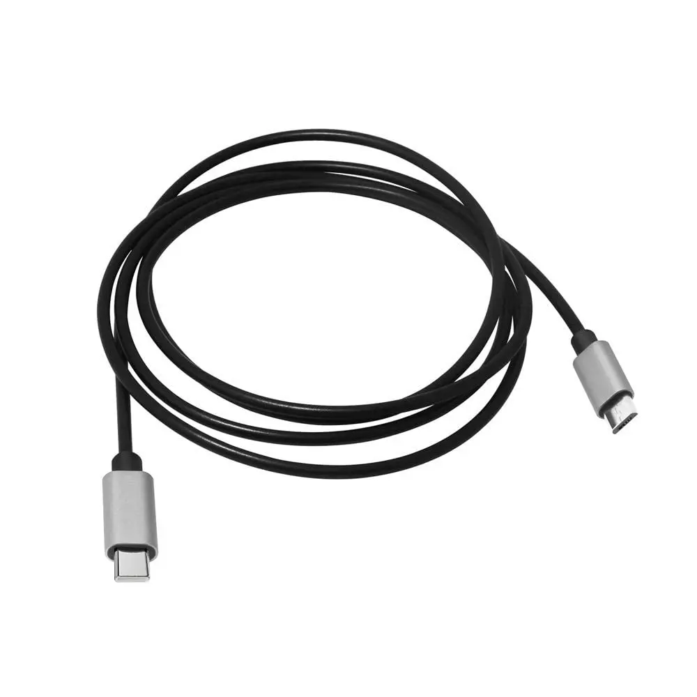 Meenova USB Type-C to Micro USB OTG Cable (5 ft/1.5m) - Shure MOTIV AMV-USBC15 Replacement, OTG Support Electronic Cable for Cellphone/Smartphone (iPhone 15 Pro Max Plus, S22, S21), iPad Pro, Tablet, Microphone, DAC, Camera, Replacement Cable