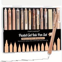 14PCS/Brown/Black ink/0.5MM