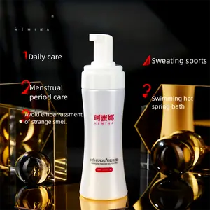 KEMINA Official Genuine Antibacterial Intimate Wash for Daily Care Menstrual Period No Embarrassment Strange Smell Ideal for Sweating Sports & Swimming Hot Spring Baths Feminine Hygiene Cleanser
