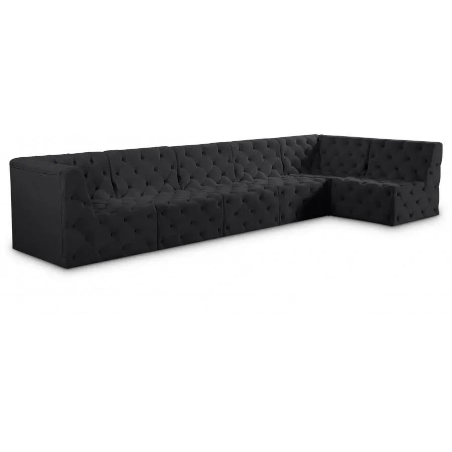 Tuft Velvet Modular 6 Piece Sectional Tuft Velvet Modular 6 Piece Sectional