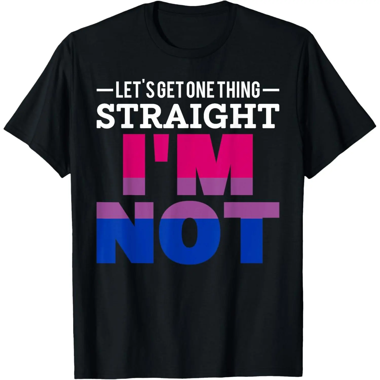 Women's Pride T-Shirt, Simple Short Sleeve Funny Bisexual Print, Comfortable 100% Cotton Everyday Gift, Made in USA, Shortsleeve, Casual, Soft, Tops