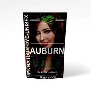 Auburn Henna Hair Dye - The Henna Guys | Covers Grays Naturally | Warm Copper Tones | Streangthens Hair- 100 grams Red Colored Hair Reddish Brown Color