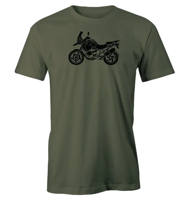 BMW GS Adventure Motorcycle men's T shirt. Must have for the BMW fan. Free Shipping