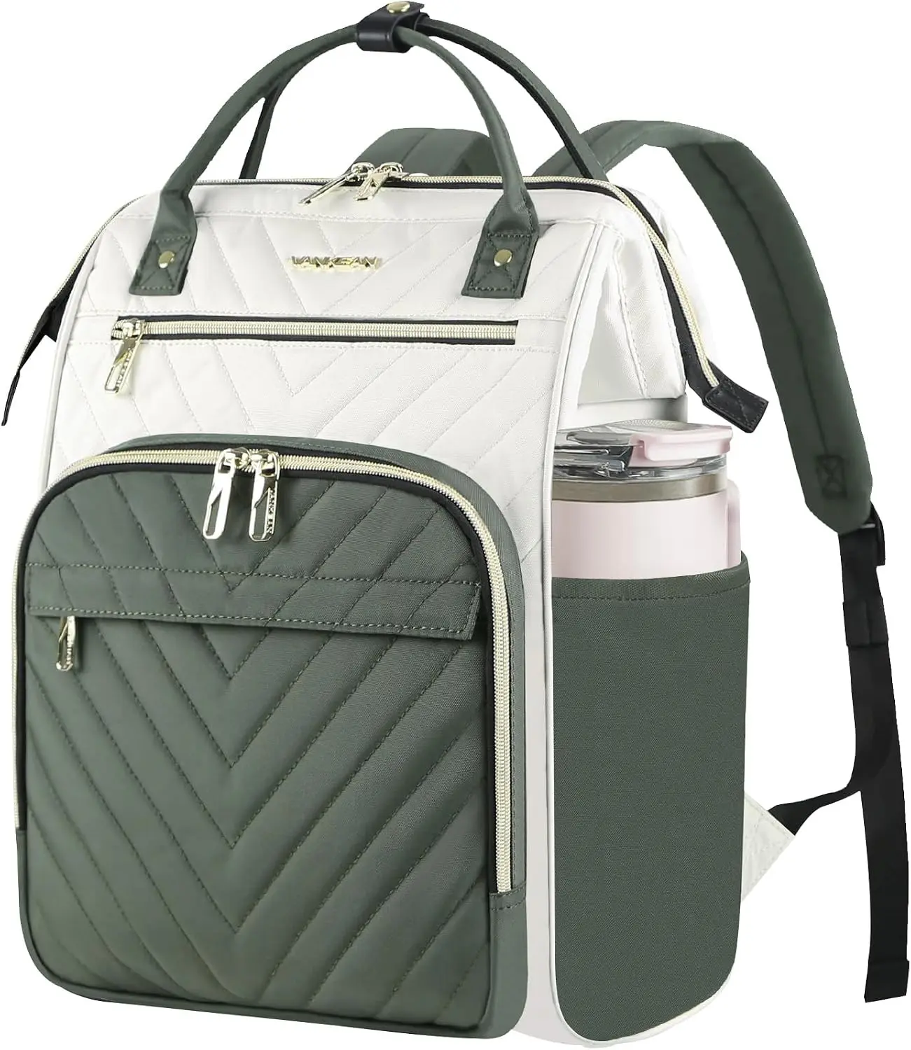 VANKEAN 15.6 Inch Laptop Backpack for Women Large Capacity Waterproof Daypack Gift