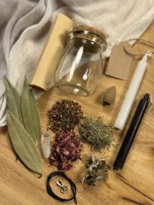 Cord Cutting Jar Spell Kit | Beginner Ritual Tools