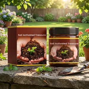 Activated Treasure - You Will Be Amazed! Premium  Activator  Essence Flower Fertilizer, Ideal for Raised Garden Beds, Potting Mix and Lawns auto orchid fertile water soluble Bokashi Composting Starter Kit compound abonos organic os dry npk