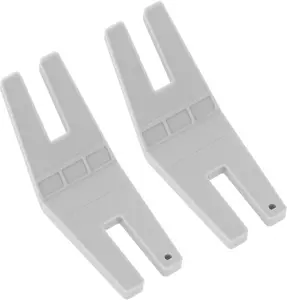 2pcs Hump Jumper Sewing Tools Denim Sewing Foot Tool for Sewing Button Clearance Plate, Sewing Tools and Gadgets, Plastic Hemmer Foot for Chunky Denim and Hemlines, Essential Sewing Accessories