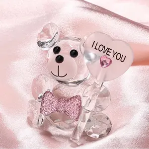 Crystal Bear Statue - Best Friend & Love Symbolizing Friendship and Love Perfect Gift for Friend & Couple