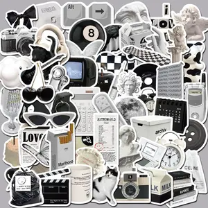 61 Pcs Graffiti Stickers, DIY Gift Wrapping, Party Packaging, Envelope Labels, Self-Adhesive, Laptop Water Bottle Luggage Computer Phone