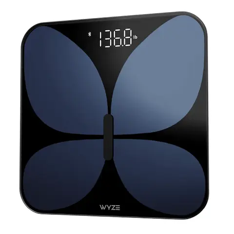 Wyze Scale X — Bluetooth Smart Weight Scale w/ ITO Glass for Body Composition Measurements (Weight Loss, BMI, Fat, Water, Muscle Mass etc.)