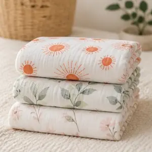 Muslin Bamboo Blanket – Soft Breathable
